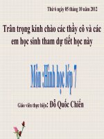 Tiết 12-Định Lý