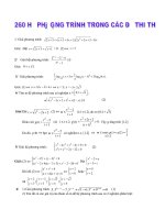 260- PT VA HE PT trong cac đê thi thu-2012