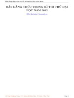 Bat dang thuc thi thù