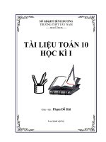 Bìa tài liệu toán 10
