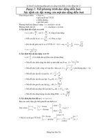 Dao động cơ học vật lý 12