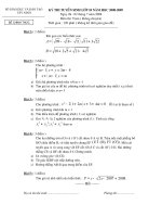 Đề thi tuyển 10 năm 2008-2009