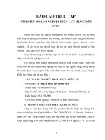 Báo cáo thực tập_tìm hiểu doanh nghiệp điện lực hưng yên