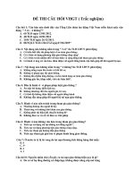 Bộ câu hỏi Trắc nghiệm Văn hóa giao thông