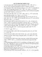 BT Hình học không gian 12