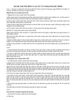 BÀI DỰ THI LUẬT XỬ PHẠT HÀNH CHÍNH