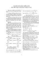 Giải bài tập bằng nhiều cách