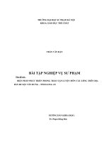 Bài tập nghiệp vụ NCSP tham khảo