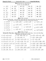 Đề cương tuần 1, 2, 3, 4 toán 9