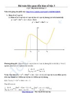 cực trị hàm số bậc 3 phần 1