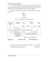 báo cáo thực tập kế toán tại công ty tnhh hoàn cầu