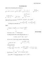 Ôn tập hcc kì 2 lớp 10