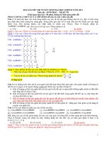 Lời giải chi tiết đề Sinh ĐH 2013