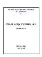 Ke hoach mon sinh 10
