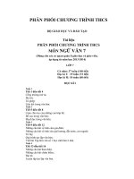 GIÁO ÁN NGỮ VĂN 7 CHUẨN MỚI TRỌN BỘ 2013-2014