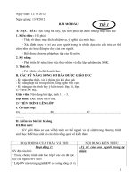 Giáo án Sinh học 8 chuẩn kiến thức kĩ năng 2013-2014