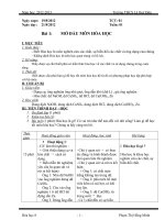 giáo án hóa học 8 giảm tải