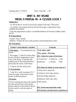 giao an tieng anh 6 thi diem unit 2