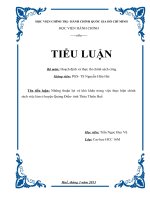 những thuận lợi và khó khăn trong việc thực hiện chính sách việc làm ở huyện quảng điền- tỉnh thừa thiên huế