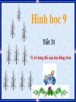 vi tri tuong doi cua hai duong tron toan 9