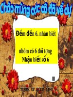 Thêm bớt chia nhóm có 6 đối tượng thành 2 phần