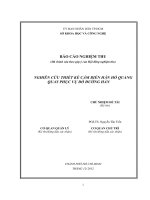 nghiên cứu thiết kế cảm biến hàn hồ quang quay ứng dụng trong việc dò đường hàn