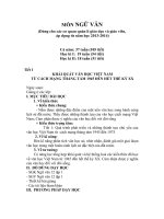 GIÁO ÁN NGỮ VĂN 12 CHUẨN KIẾN THỨC MỚI