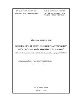 nghiên cứu đề xuất các giải pháp tổng hợp xử lý bùn ao nuôi tôm ở huyện cần giờ