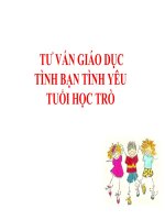 Tư vấn tâm lý học sinh THPT về tình bạn tình yêu