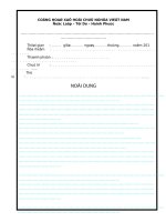 Biên bản góp ý chuyên đề