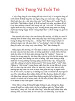 Thời Trang Và Tuổi Trẻ