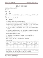 Đồ án Thiết kế bảo vệ rơ le trong hệ thống điện