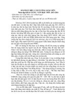 bai phat bieu cua GV nhan ngay khai trường