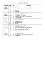 Giáo án Tuần 1 -2-3 -4 -5 - Có tích hợp : BVMT + VSMT +TTHCM + KNS...