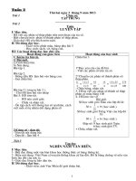 Giáo án 5 ( tuần 2) theo CKTKN