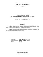 phân tích mối quan hệ giữa đổi mới phương thức điều hành tổ chức công và cải cách tổ chức hiện nay_22