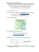 HƯỚNG DẪN QUẢN LÝ EMAIL
