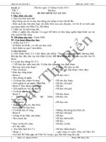 Giáo án các môn lớp 4 năm hoạc 2011 - 2012