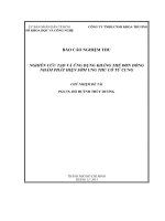 Nghiên cứu tạo và ứng dụng kháng thể đơn dòng nhằm phát hiện sớm ung thư cổ tử cung