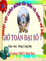 đơn thưc đại số 7