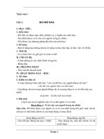 sinh học 8 kì I chuẩn PPCT 2013-2014