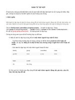 DANH TỪ TẬP HỢP