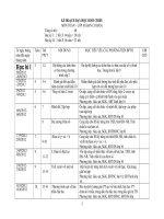 kế hoạch dạy buổi chều 1o