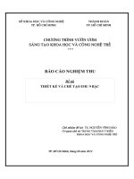 Báo cáo khoa học đề tài thiết kế và chế tạo imu 9 bậc