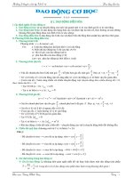 Lí thuyết và bài tập dao động cơ