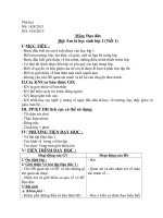 GIAO AN LOP 1 TUAN 1 HOAN CHINH