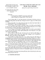 CV 166/ So GD&ĐT quy dinh ne nep CM