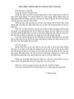 Bài phát biểu Trung Thu