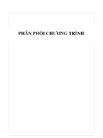 phân phối chương trình môn hóa THCS