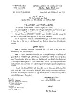 QUYẾT ĐỊNH Về việc ban hành quy định  việc dạy thêm, học thêm trên địa bàn tỉnh Nam Định